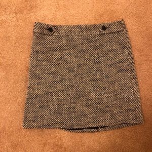 Loft tweed skirt with black lining